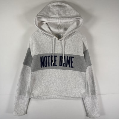 古着 チャンピオン Champion パーカー リバースウィーブ スウェット フーディ 短丈 ショート丈 カレッジロゴ MEDIUM ホワイト レディース