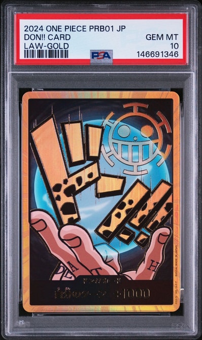 ドン!!カード : トラファルガー・ロー スーパーパラレル (プレミアムブースター「ONE PIECE CARD THE BEST」)