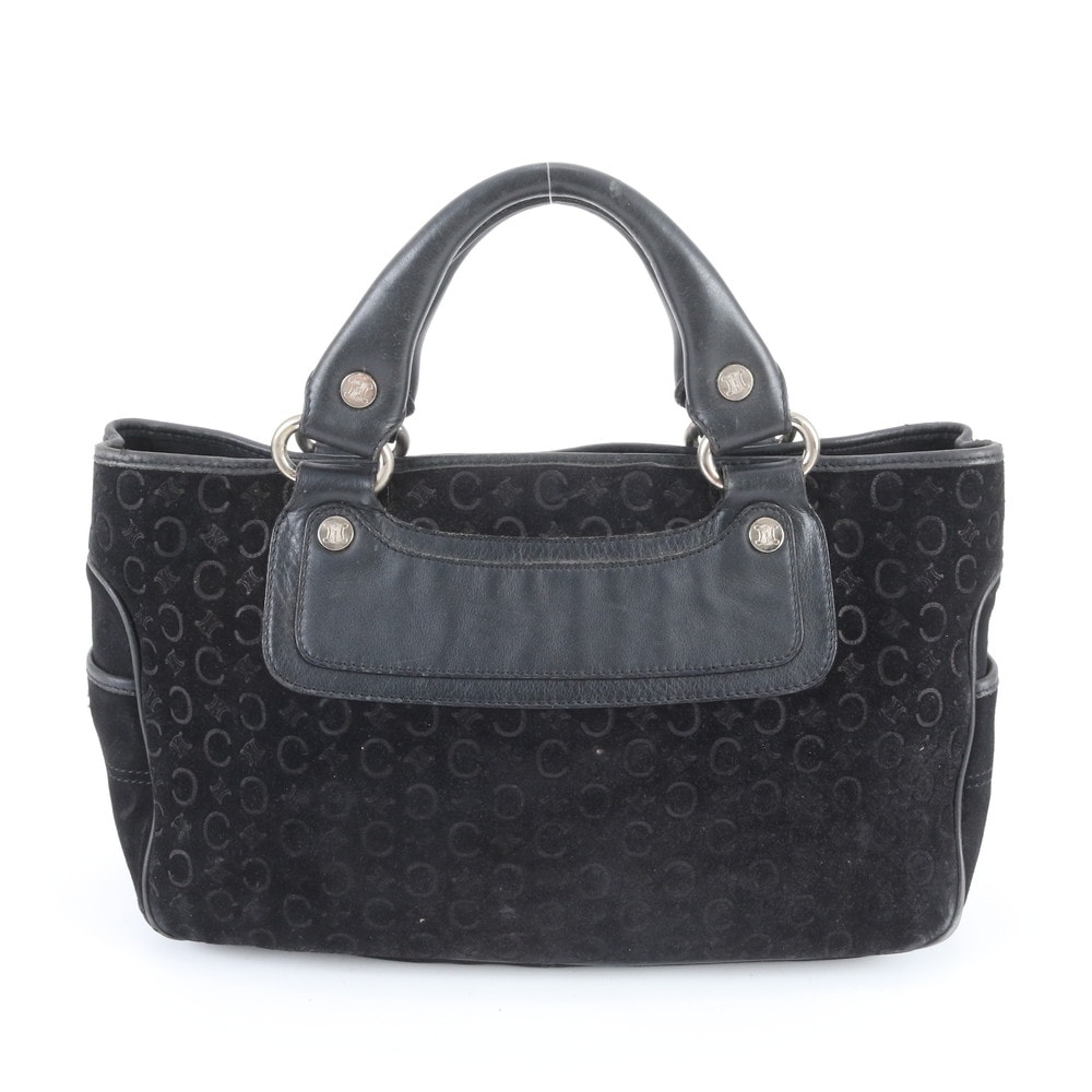 セリーヌ Cマカダムトート バッグ レザー