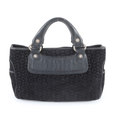 セリーヌ Cマカダムトート バッグ レザー