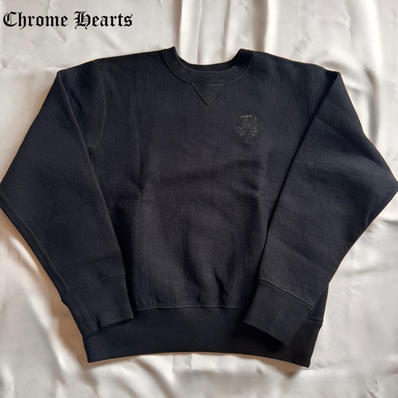 CHROME HEARTS KINGFISH CREW スウェット ブラック