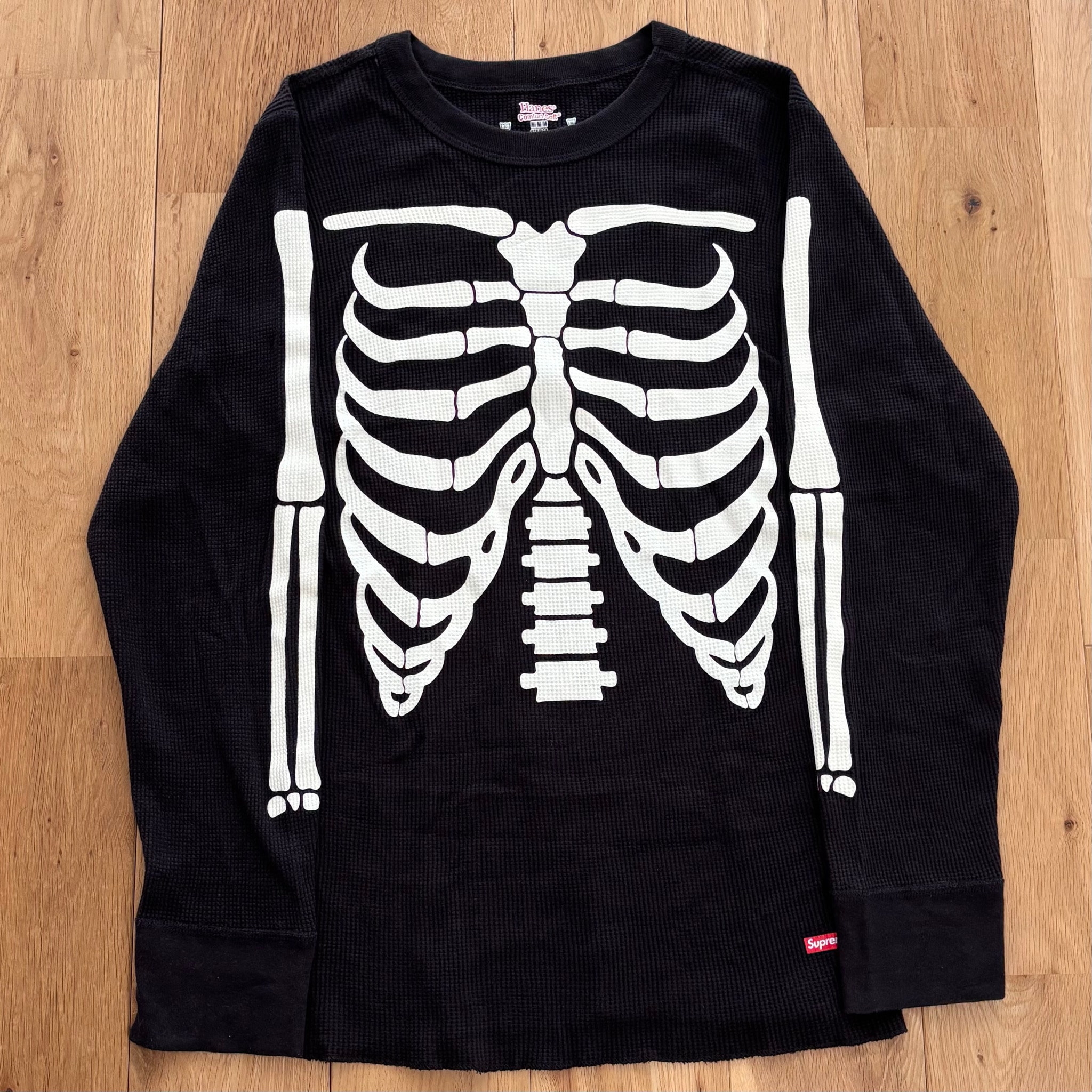Supreme x Hanes Bones Thermal Crew (1 Pack) "Black"