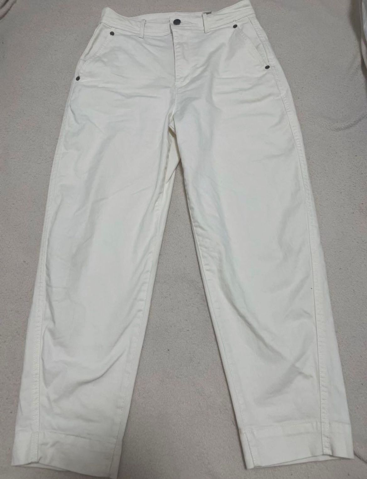 GAP BARREL KHAKI HIGH RISE パンツ サイズ2 ホワイト