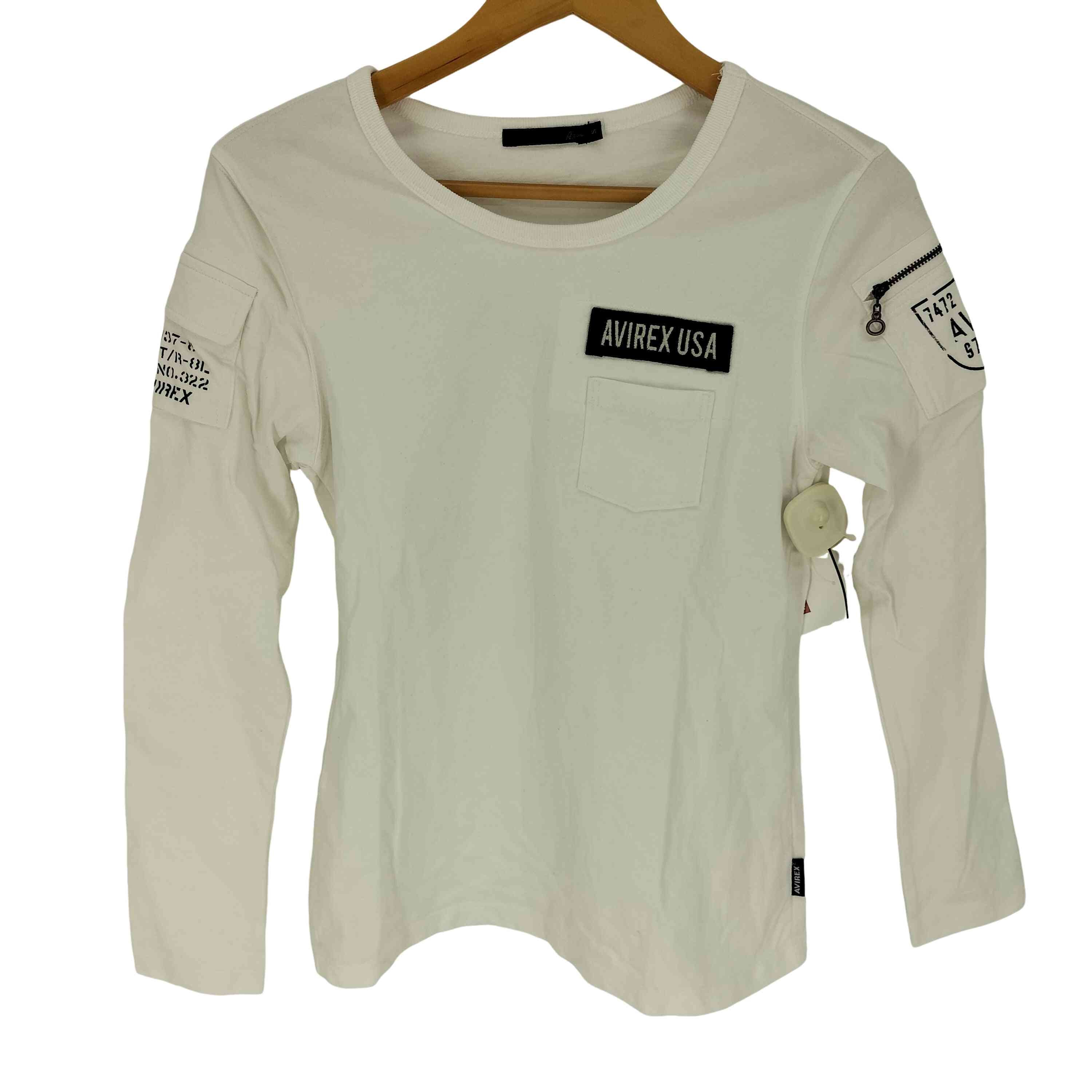 袖ポケット クルーネックカットソー【1141726575997】