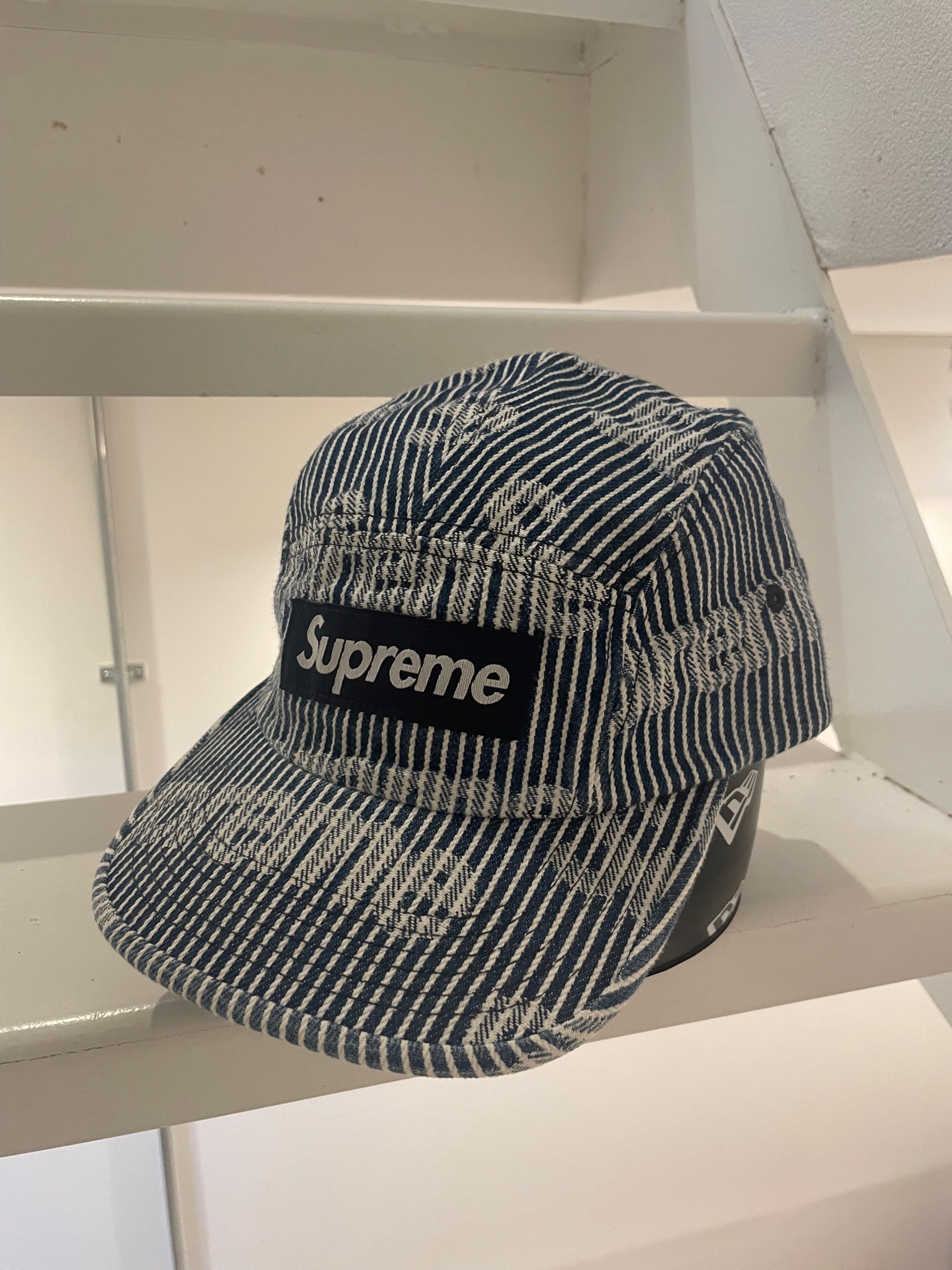 Supreme Denim Camp Cap "Stripe" (24SS)