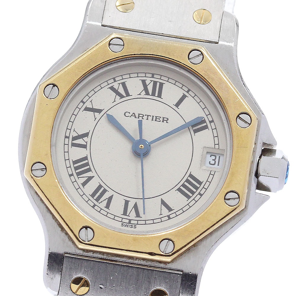 カルティエ サントスオクタゴンSM W2001683 レディース 【中古】