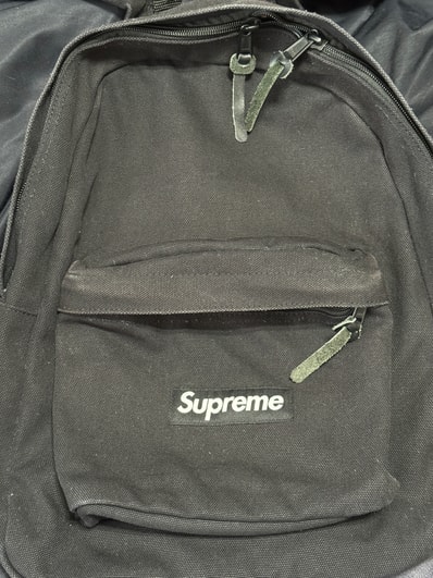 Supreme Canvas Backpack "Black"