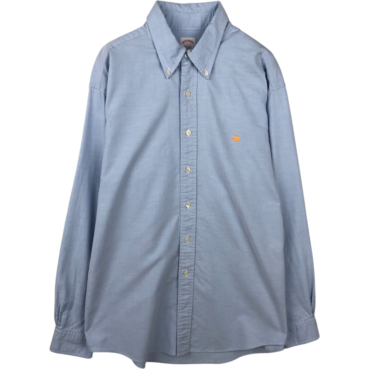 古着 ブルックスブラザーズ Brooks Brothers Est.1818 長袖 ボタンダウンシャツ メンズL相当/eaa642805