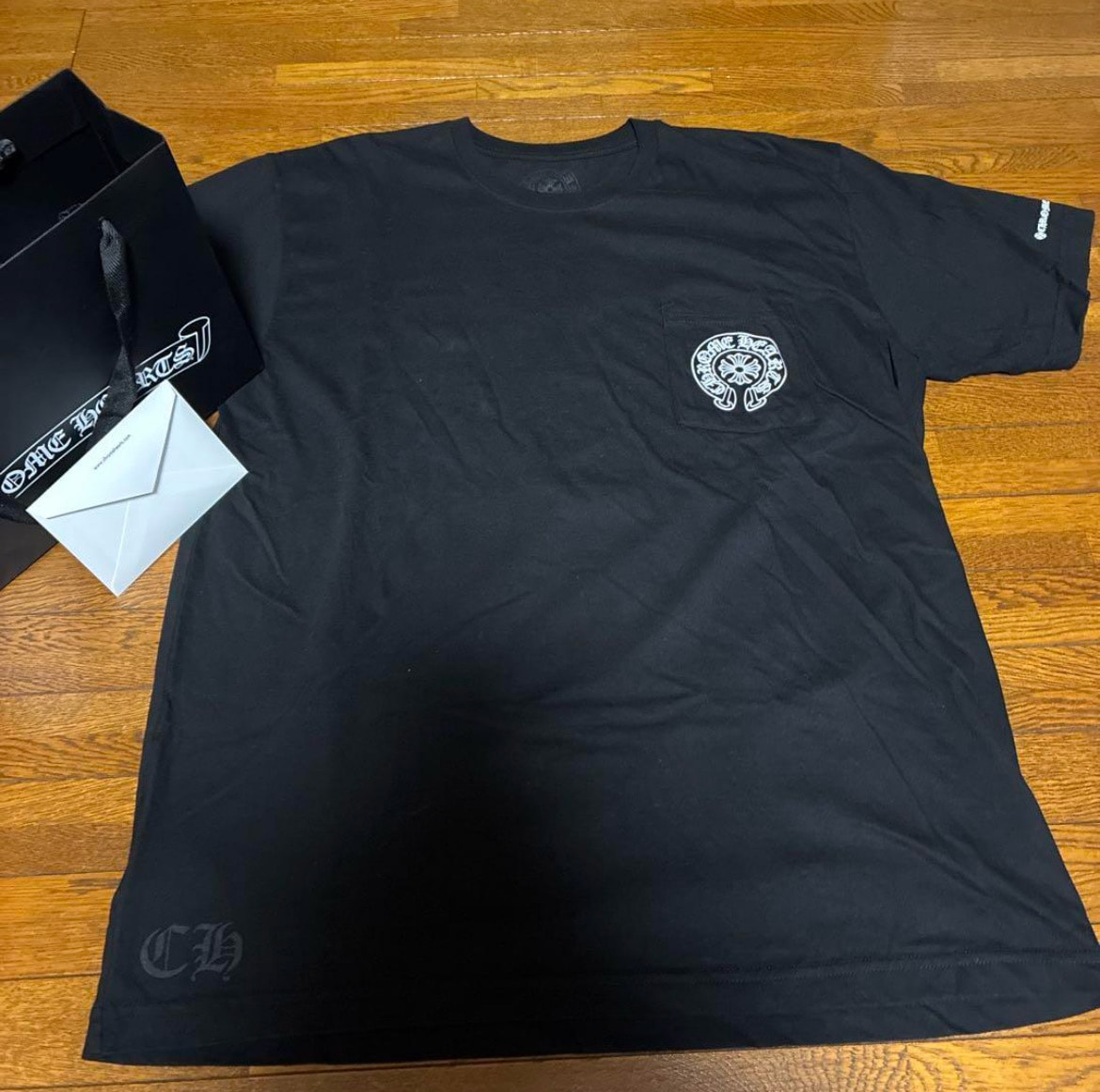 Chrome Hearts Horse Shoe Logo Pocket T-Shirt "Black"