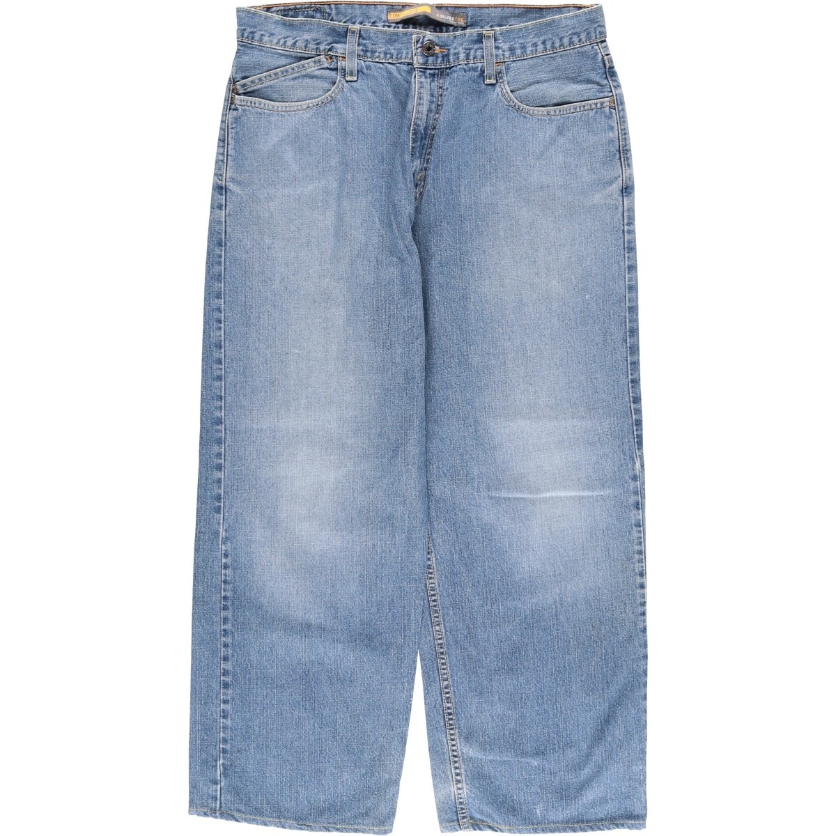 古着 00年代 リーバイス Levi's SILVER TAB シルバータブ LOW+LOOSE ロールーズ ストレートデニムパンツ メンズw35相当/evb033317