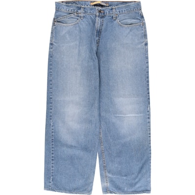 古着 00年代 リーバイス Levi's SILVER TAB シルバータブ LOW+LOOSE ロールーズ ストレートデニムパンツ メンズw35相当/evb033317