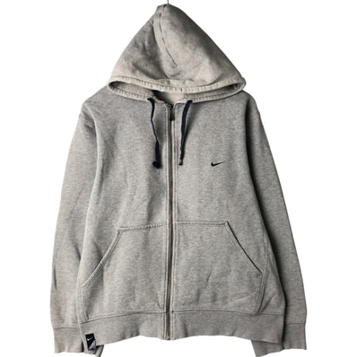 古着 00年代 ナイキ NIKE バックプリント スウェットフルジップパーカー メンズL相当/eaa605271