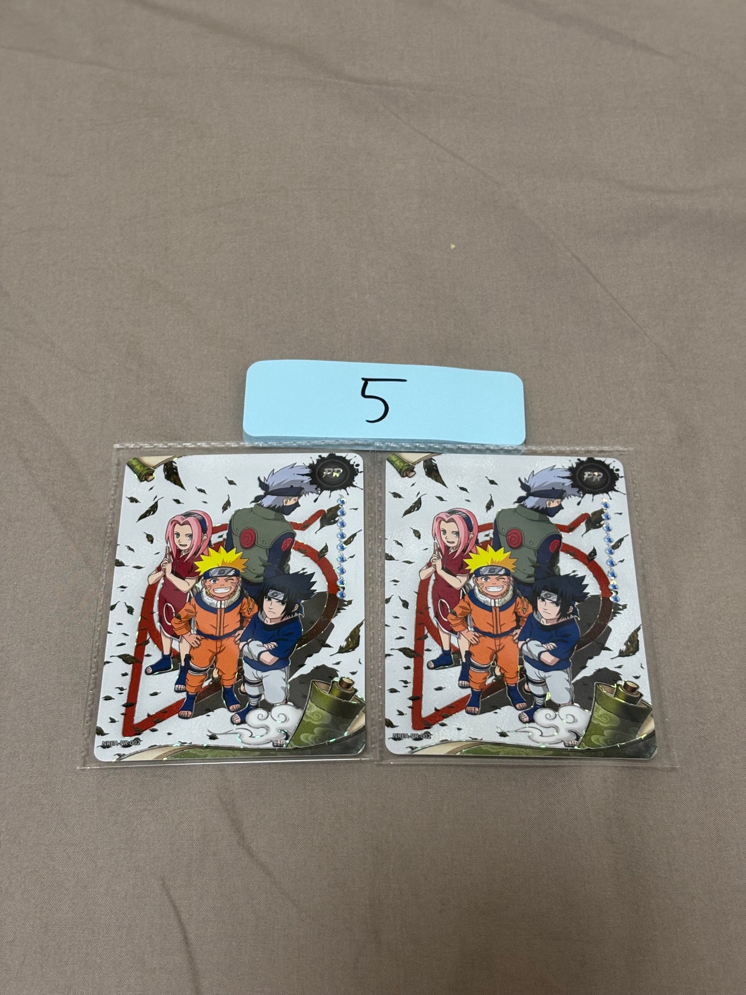 【絶版・希少・限定】NARUTO カードゲーム カカシ班　プロモーションカード カカシ班 PR [NREA-PR-002]【英語版】(ナルト カーユ プロモーション