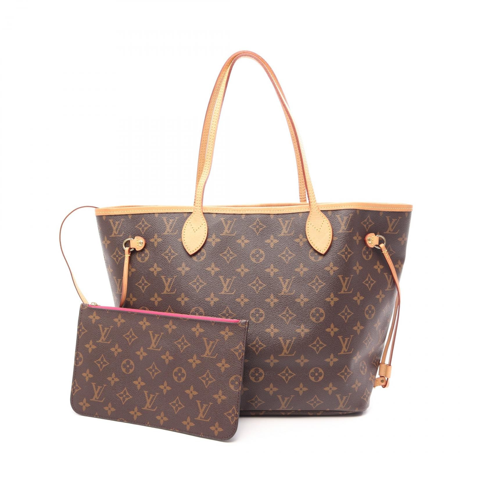 ルイ・ヴィトン LOUIS VUITTON ネヴァーフルMM モノグラム ピヴォワンヌ トートバッグ バッグ PVCコーティングキャンバス レザー モノグラム ピヴォワンヌ レディース ブラウン系 M41178 【中古】