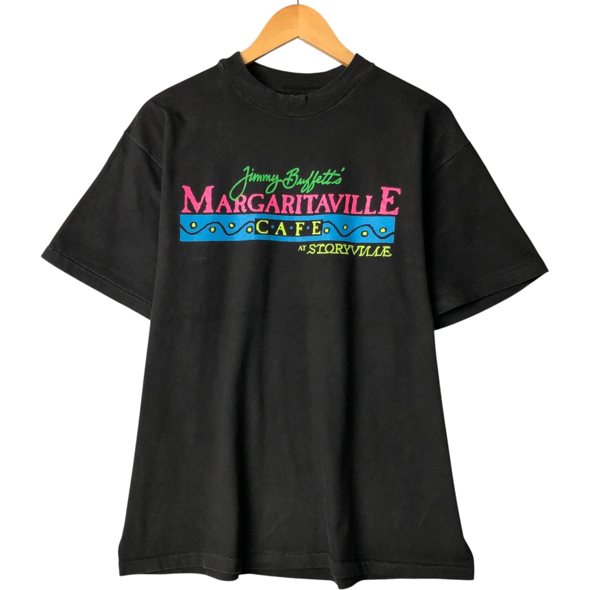 古着 90年代 ヘインズ Hanes JIMMY BUFFETTS ジミー バフェット アドバタイジングTシャツ USA製 メンズL相当 ヴィンテージ/eaa570381