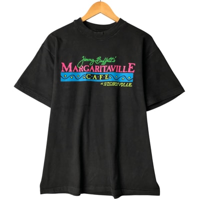 古着 90年代 ヘインズ Hanes JIMMY BUFFETTS ジミー バフェット アドバタイジングTシャツ USA製 メンズL相当 ヴィンテージ/eaa570381
