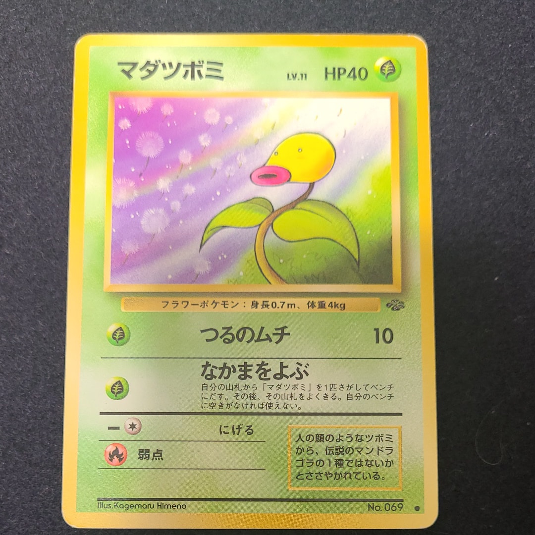 マダツボミ ● : 旧裏 [PMCG2 No.069](拡張パック「ポケモンジャングル」)