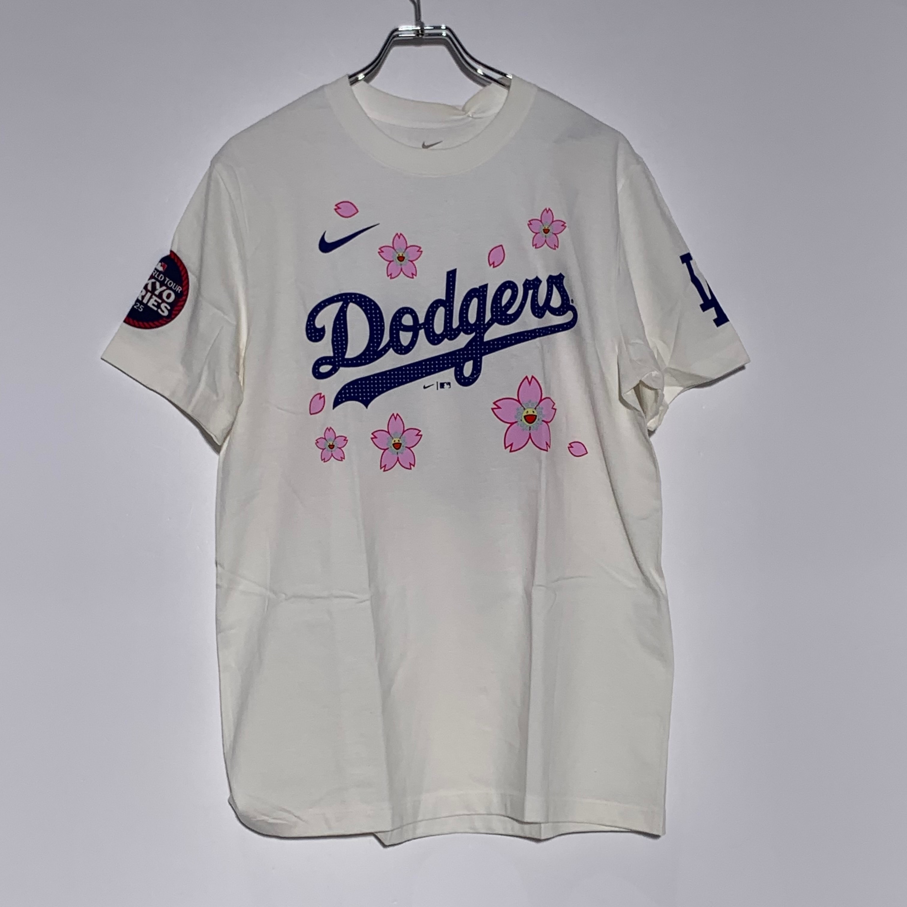 Takashi Murakami x MLB World Tour Tokyo Series 2025 x Nike Dodgers Shohei Ohtani MLB Series Opening Game Collaboration Name & Number Jersey Number T-Shirt "White"