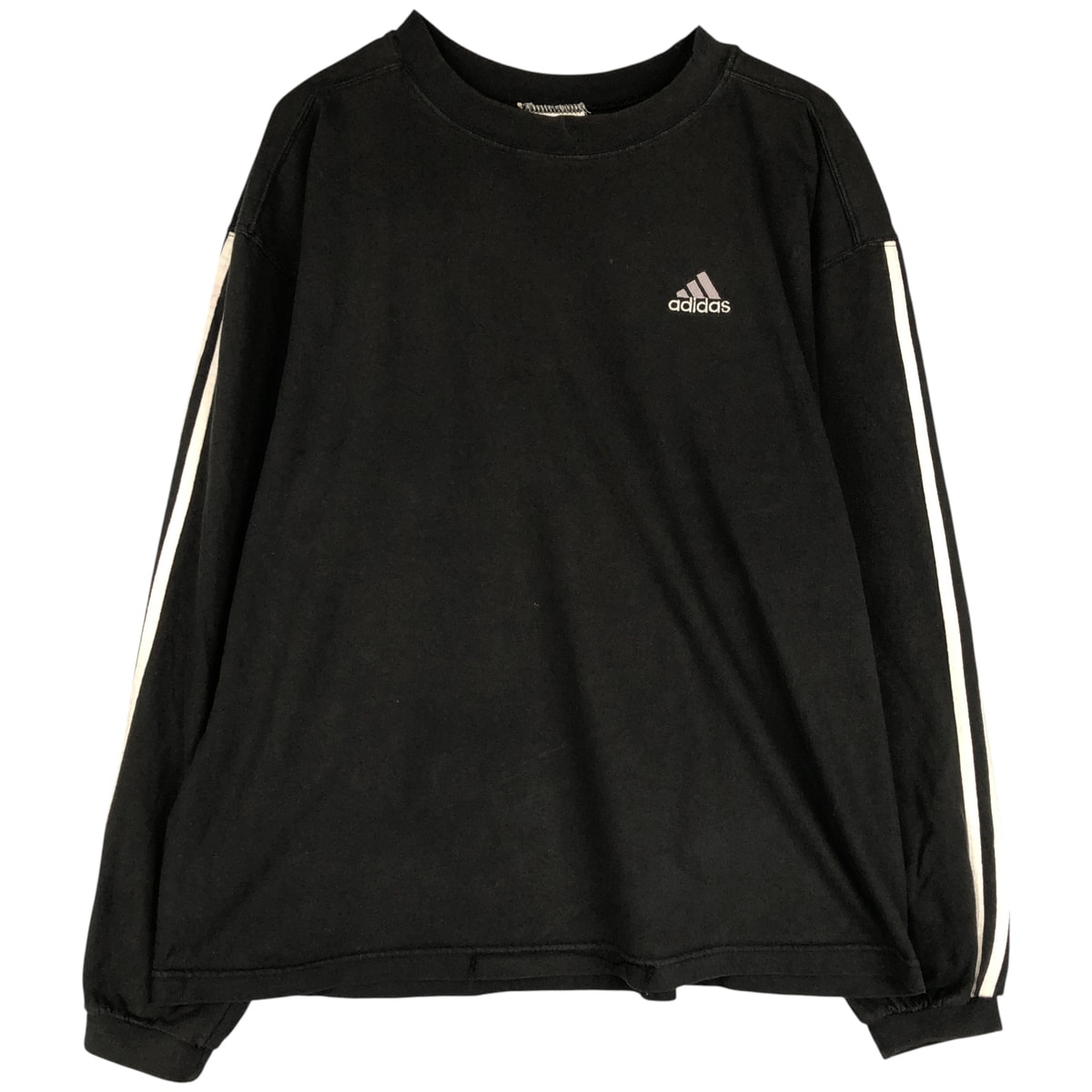 古着 90~00年代 アディダス adidas ロングTシャツ ロンT メンズM相当/eaa598017
