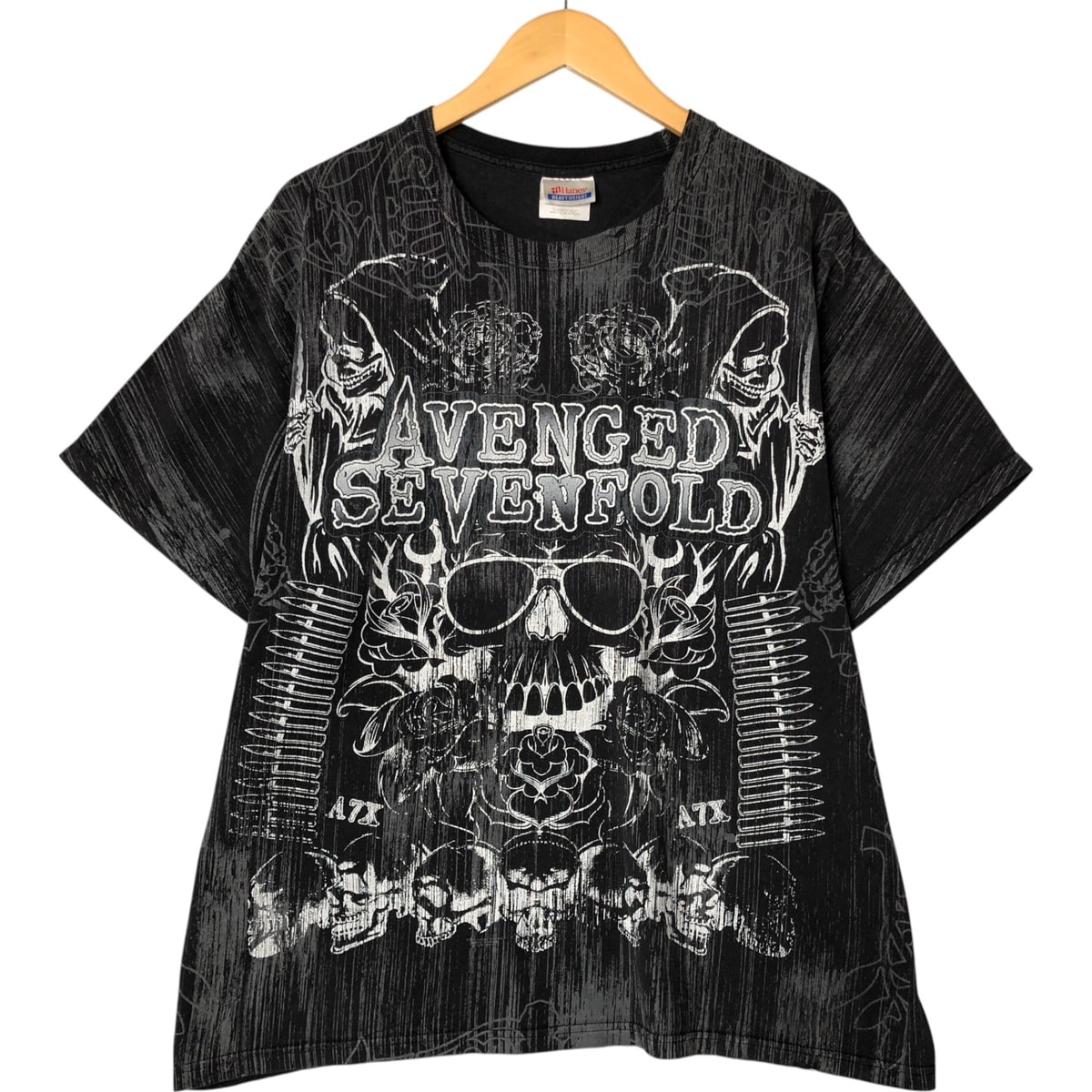 古着 ヘインズ Hanes AVENGED SEVENFOLD アヴェンジドセヴンフォールド バンドTシャツ バンT メンズXL相当/eaa556896