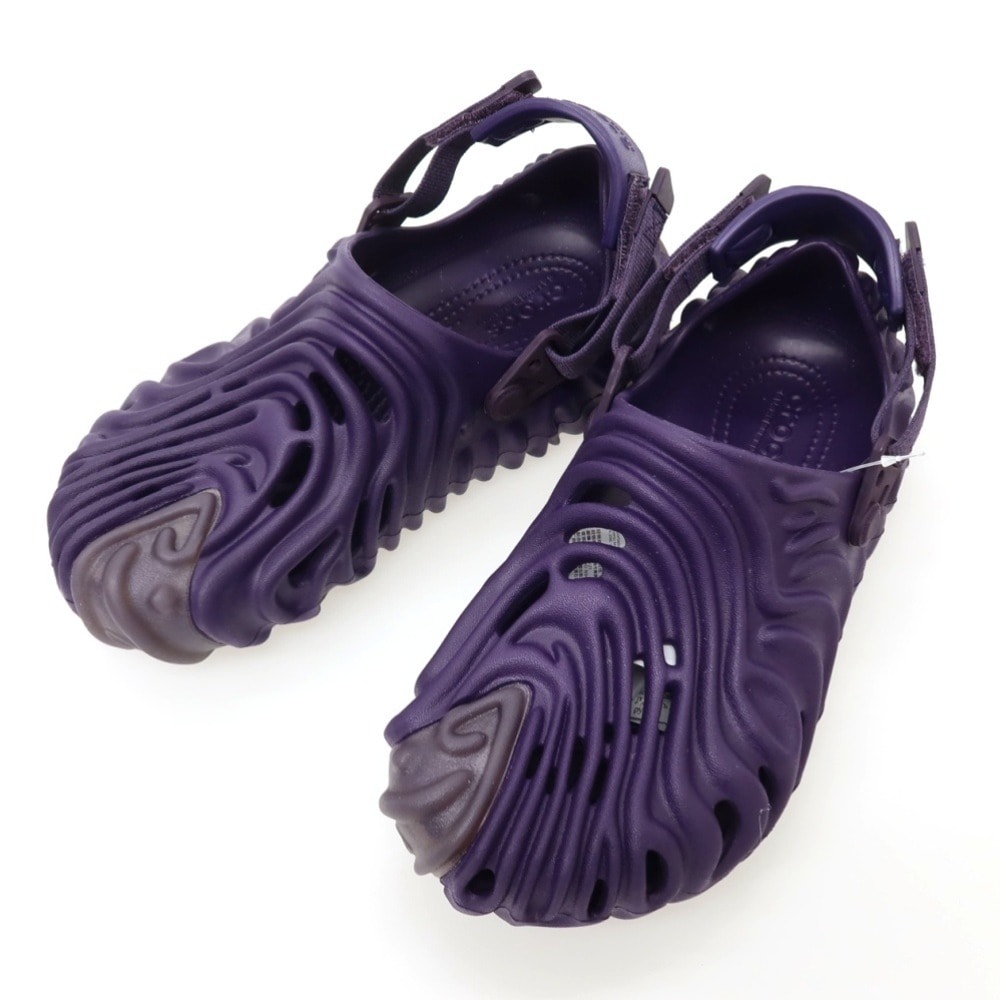 【中古】【未使用】クロックス crocs × Salehe Bembury サンダル パープル【サイズ25】【メンズ】