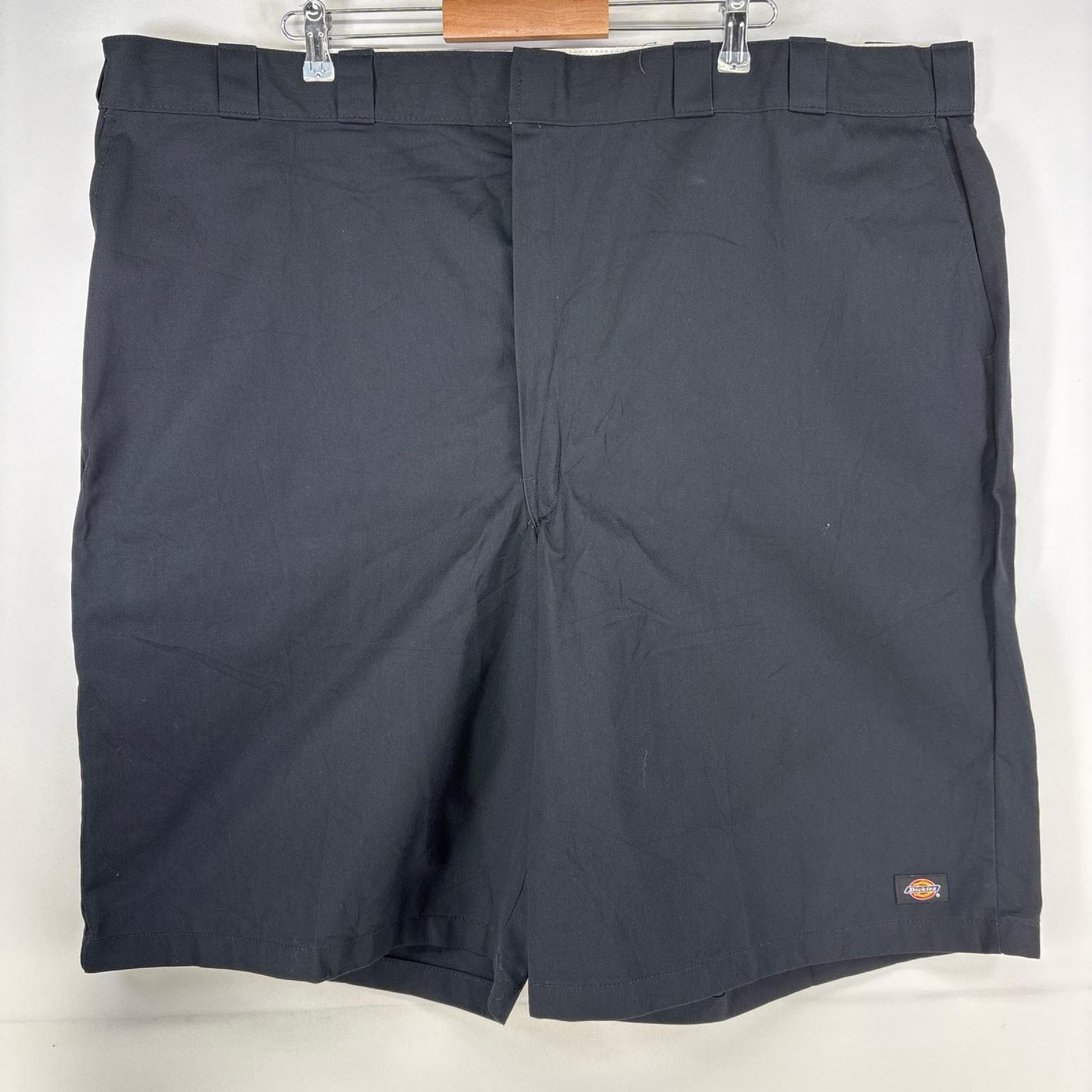 古着 ディッキーズ Dickies ショートパンツ ワーク ワンポイントロゴ 大きいサイズ ハーフパンツ w52 ブラック メンズ