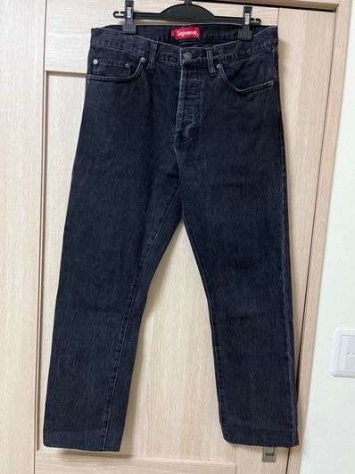 Supreme Stone Washed Black Slim Jean "Washed Black"(22SS)