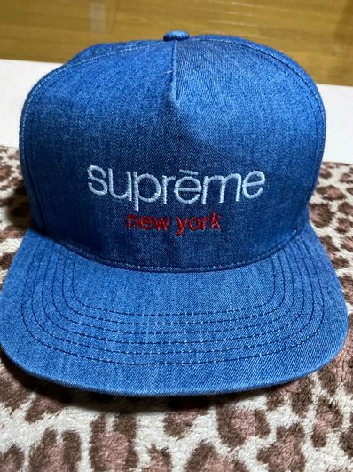 supreme デニムキャップ