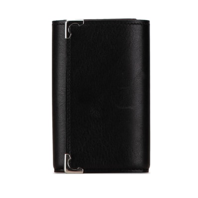 カルティエ マストライン 6連 キーケース ブラック レザー レディース CARTIER 【中古】