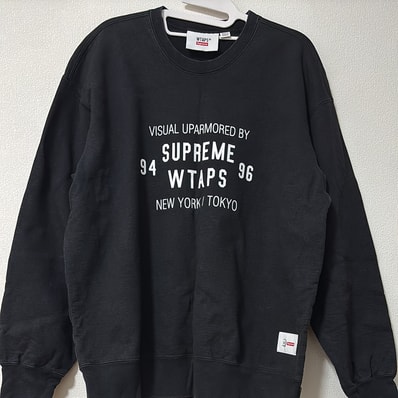Supreme / WTAPS Crewneck "Black" 21274SPD-CSM03S