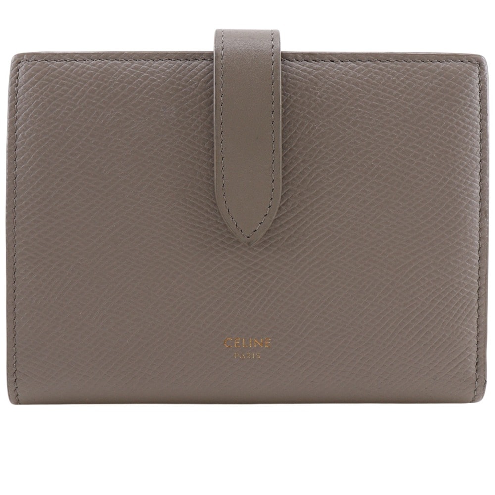 セリーヌ ミディアムストラップウォレット レディース二つ折り財布