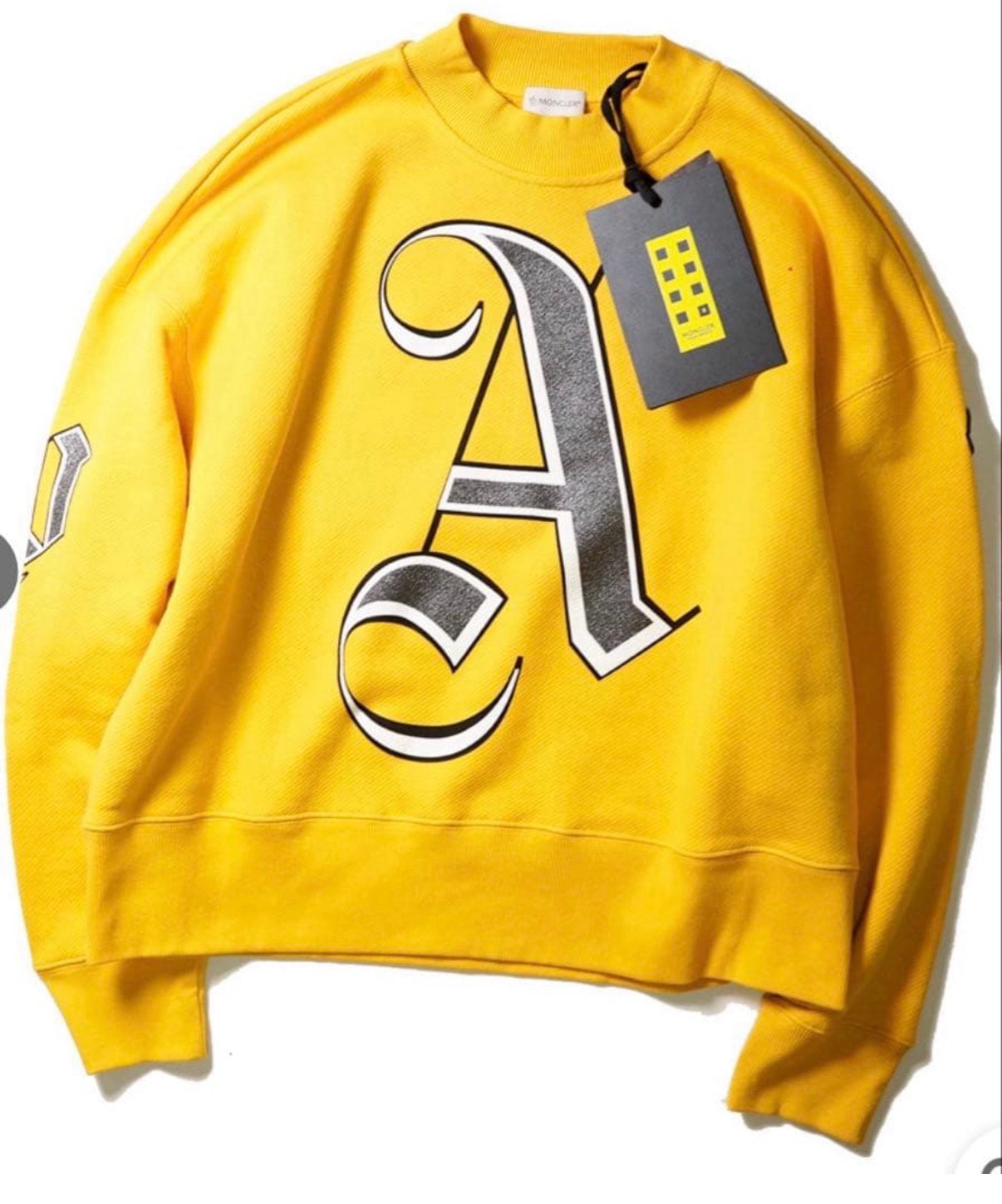 Moncler x Palm Angels SWEATSHIRT L イエロー