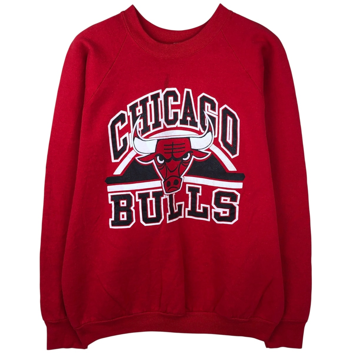 古着 90年代 フルーツオブザルーム FRUIT OF THE LOOM NBA CHICAGO BULLS シカゴ ブルズ プリントスウェットシャツ トレーナー USA製 メンズXL相当 ヴィンテージ/eaa610060