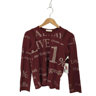 総柄 クルーネックカットソー【1142151310740】