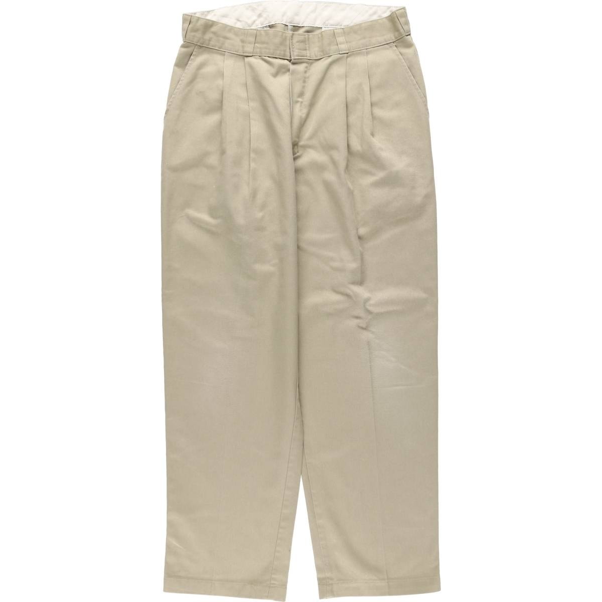 古着 ディッキーズ Dickies ツータック ワークパンツ メンズw34相当/eaa636108
