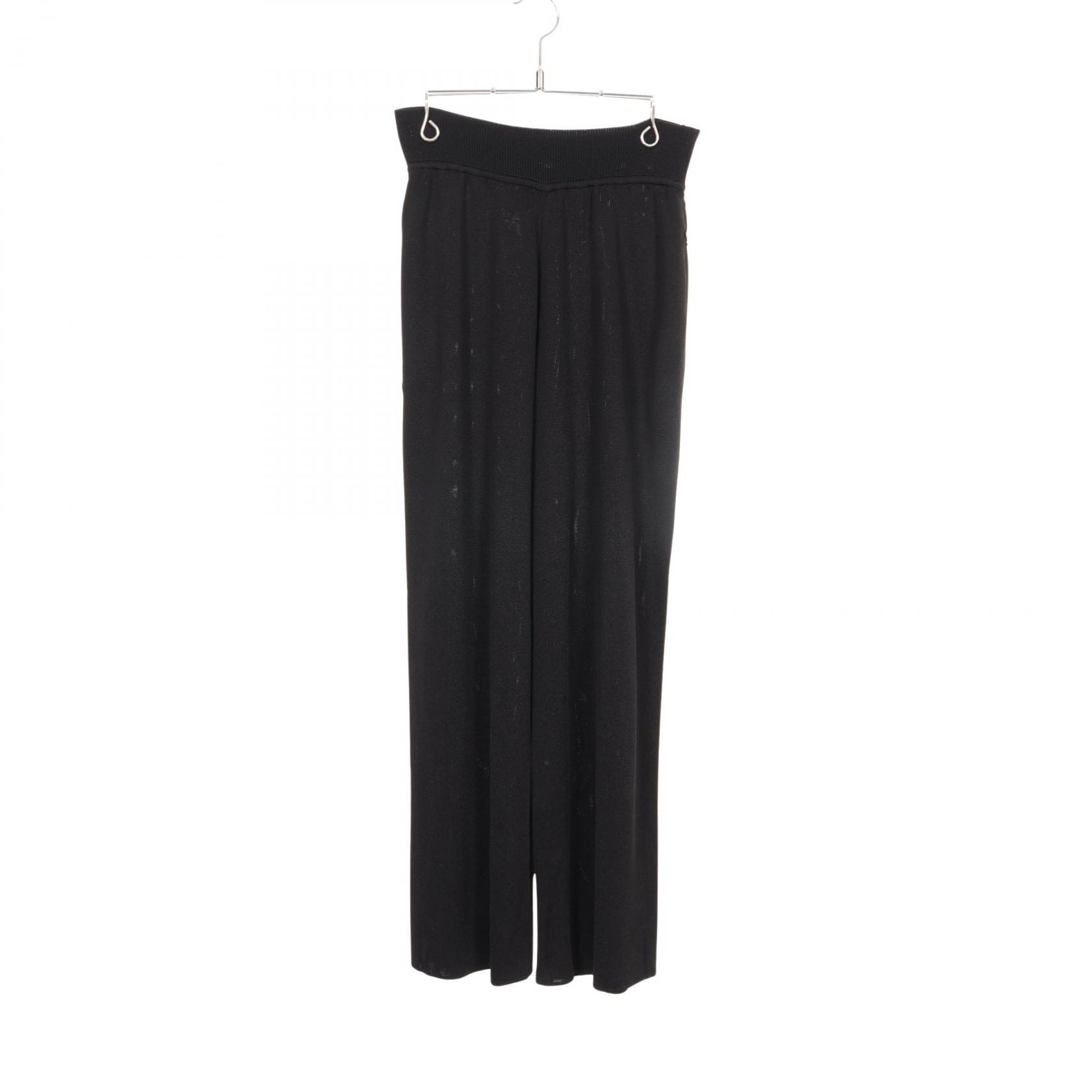 フォクシー FOXEY ニット パンツ 衣料品 ボトムス レーヨン レディース ブラック系 【中古】