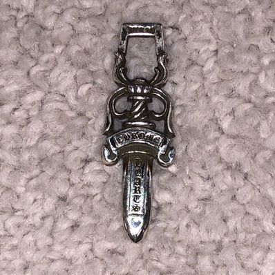 Chrome Hearts #10 Dagger Pendant "Silver"