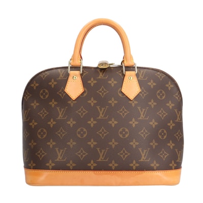 ルイヴィトン アルマ モノグラム ハンドバッグ モノグラムキャンバス M51130 ブラウン レディース LOUIS VUITTON 中古