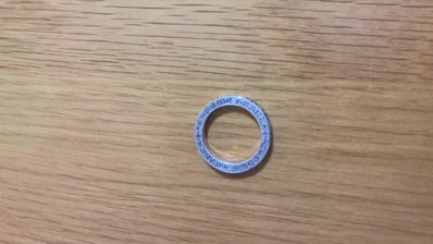 Chrome Hearts Spacer Ring FUCK YOU 3mm Las Vegas Exclusive "Silver"