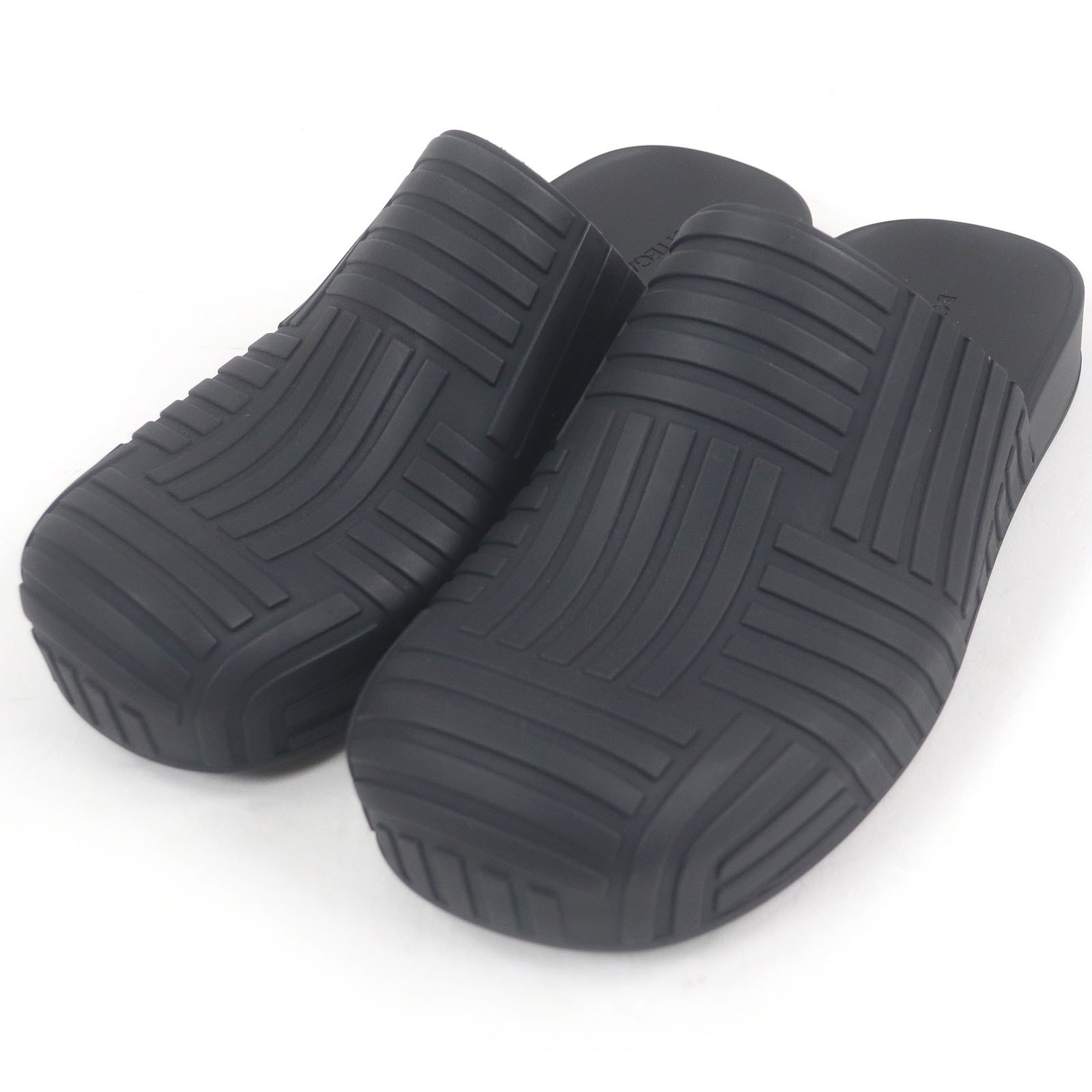 未使用品 ボッテガヴェネタ
 サンダル SLIDER SANDAL ブラック メンズ 42 690104