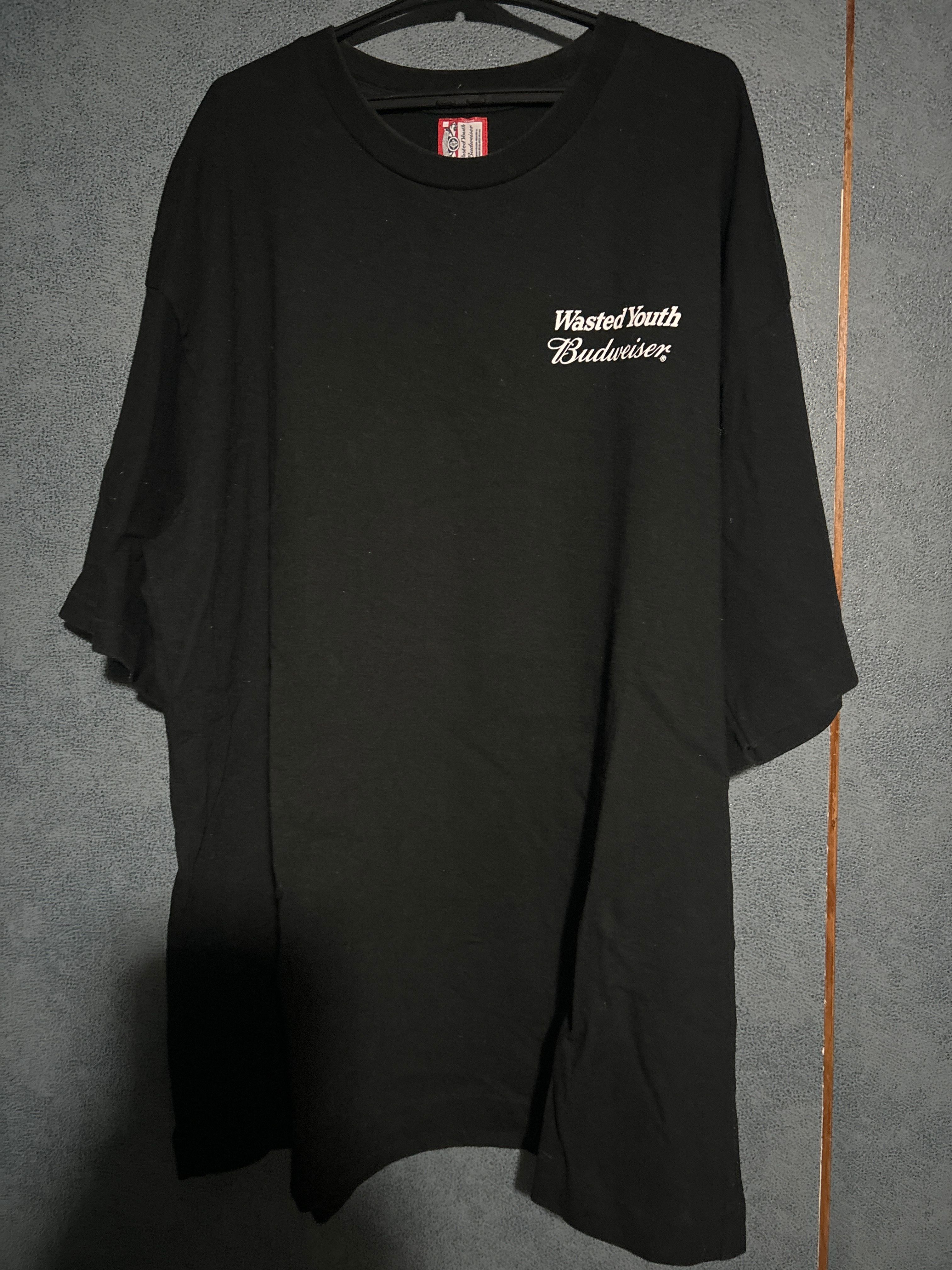 Wasted Youth x Budweiser WYxBW T-SHIRT "Black" / VERDY