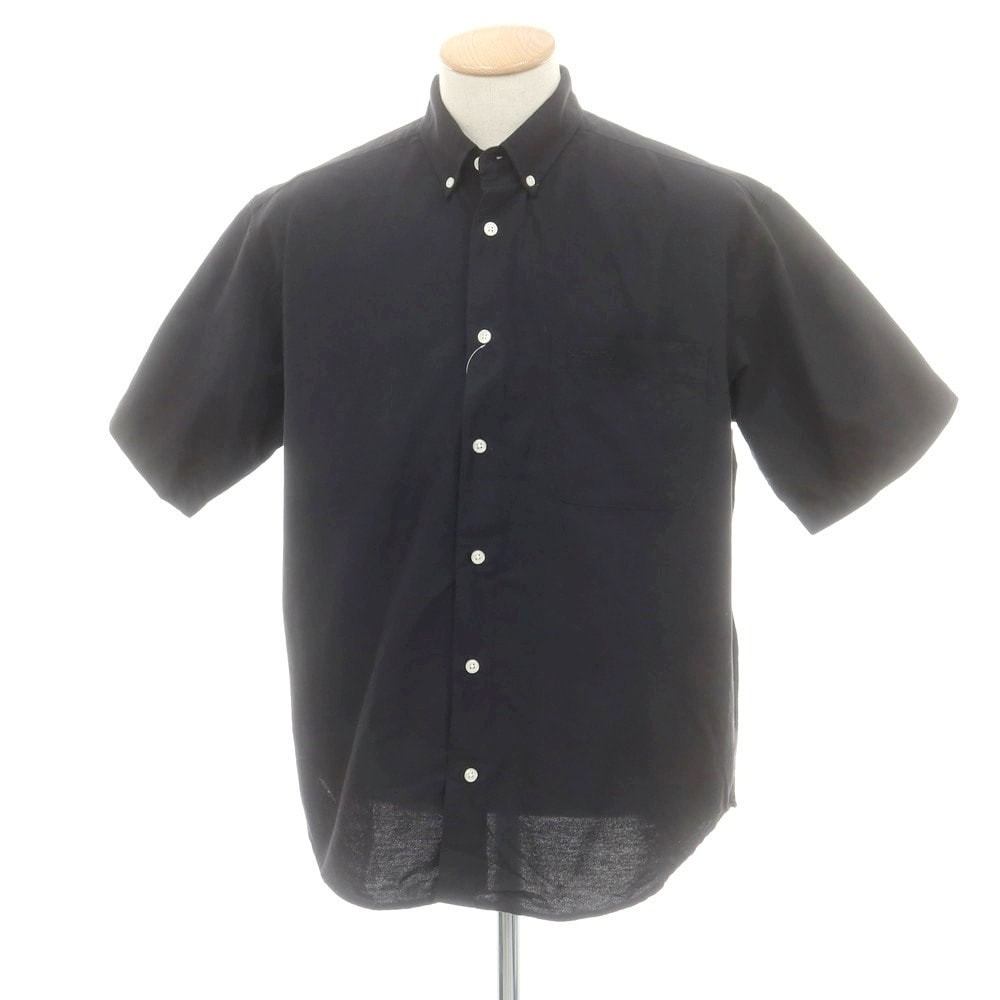 【中古】シュプリーム Supreme 2025年春夏 Loose Fit Oxford S/S Shirt ボタンダウン 半袖シャツ ブラック【サイズS】【メンズ】