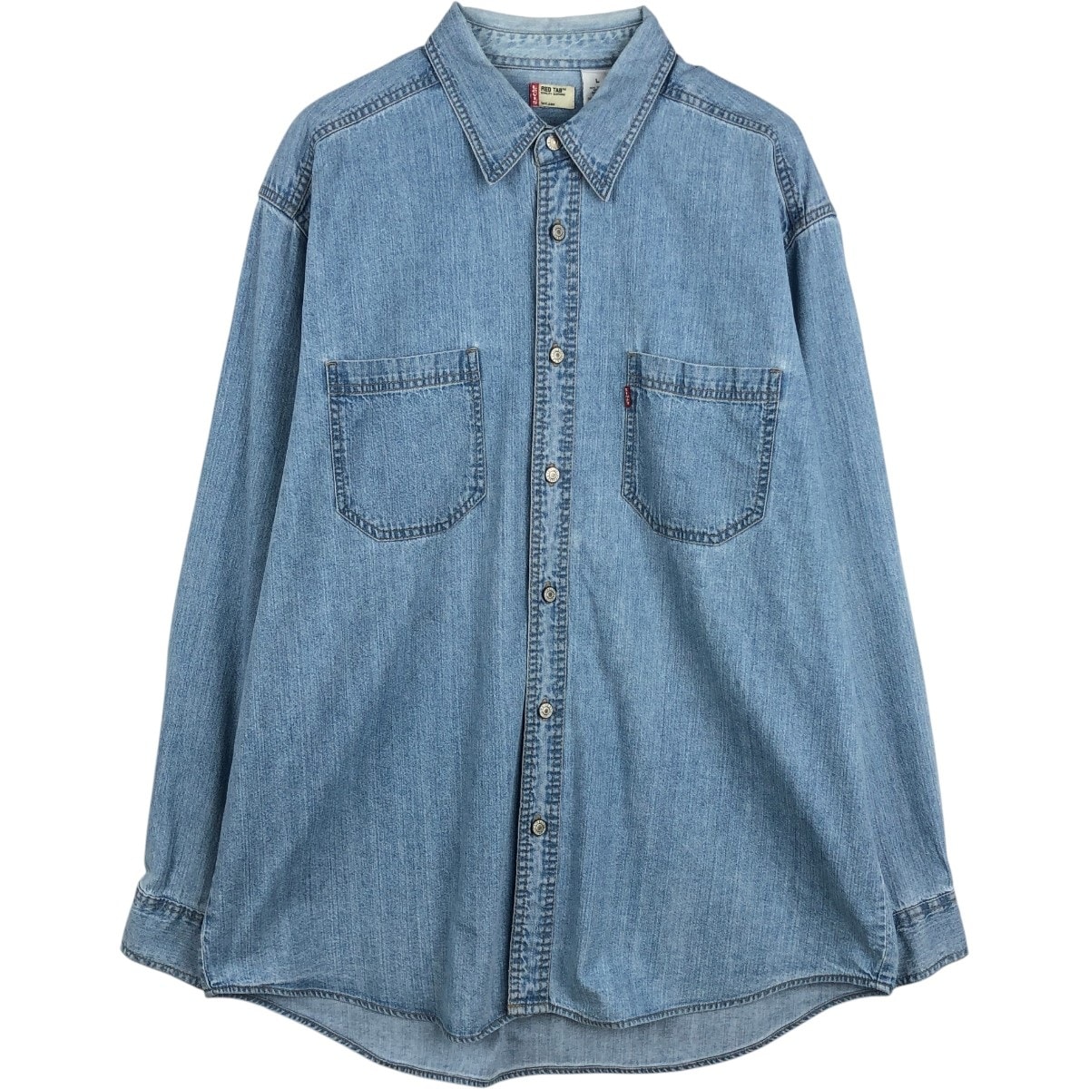 古着 リーバイス Levi's RED TAB 長袖 デニムシャツ メンズL相当/eaa672395