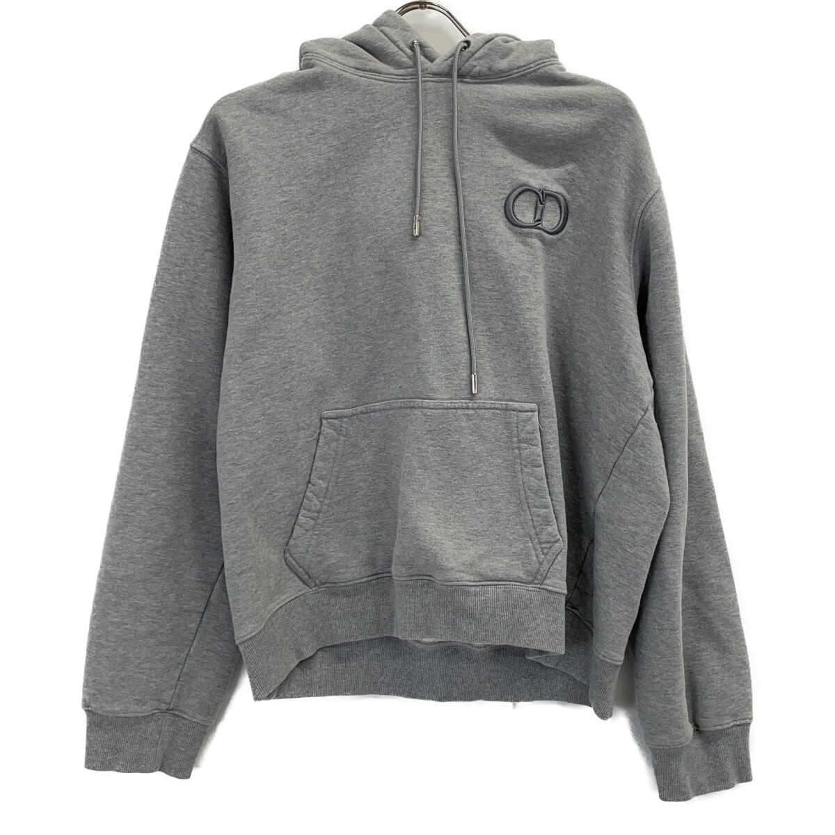 ディオール 113J698A0531 グレー CDアイコン フード付き スウェットシャツ/プルオーバーパーカー XXL