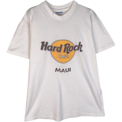 古着 90年代 ヘインズ Hanes HARD ROCK CAFE ハードロックカフェ アドバタイジングTシャツ USA製 メンズL相当 ヴィンテージ/eaa645833