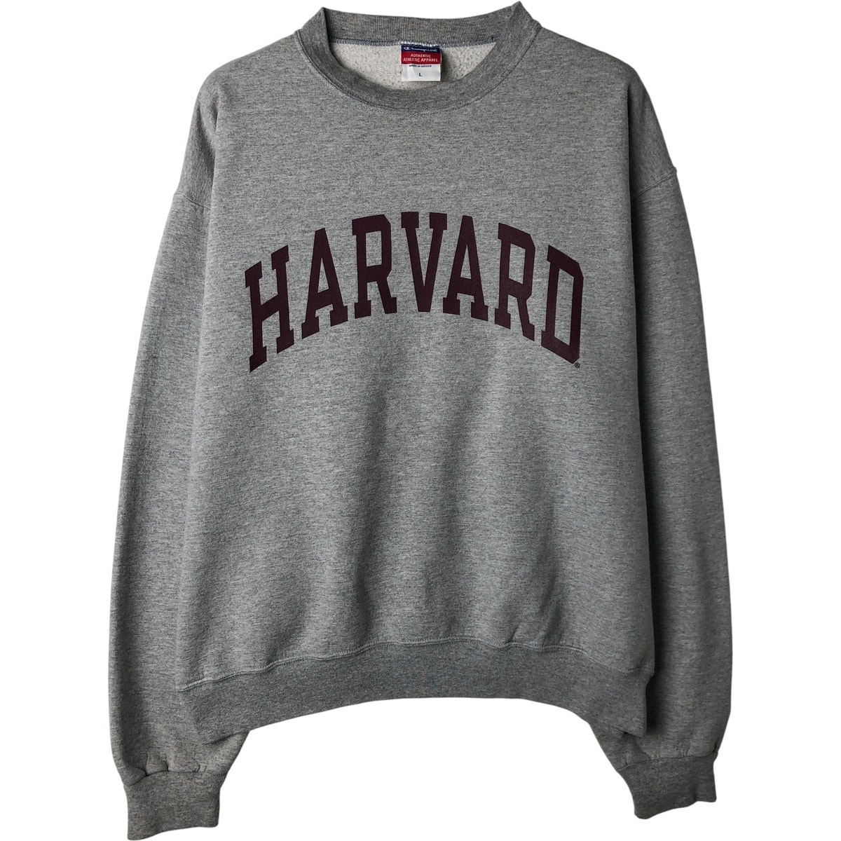 古着 00年代~ チャンピオン Champion AUTHENTIC ATHLETIC APPAREL HARVARD ハーバード大学 カレッジスウェットシャツ トレーナー メンズL相当/eaa538574