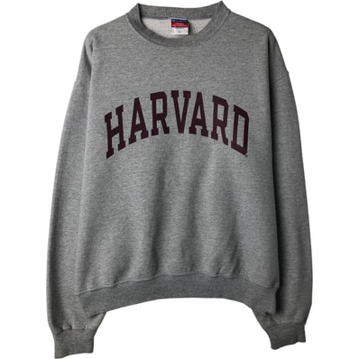 古着 00年代~ チャンピオン Champion AUTHENTIC ATHLETIC APPAREL HARVARD ハーバード大学 カレッジスウェットシャツ トレーナー メンズL相当/eaa538574