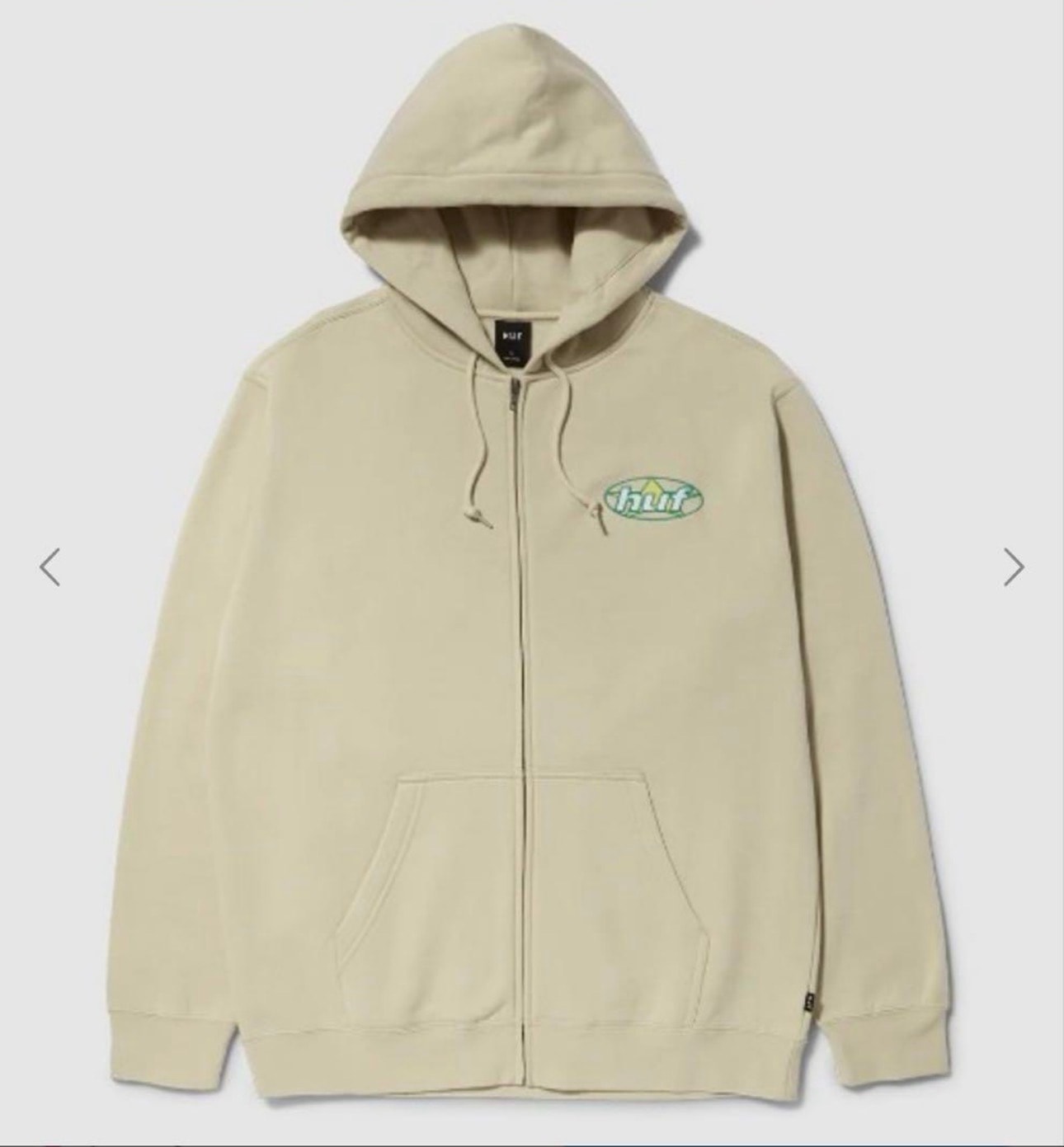 HUF Andromeda Full Zip Hoodie "Stone"