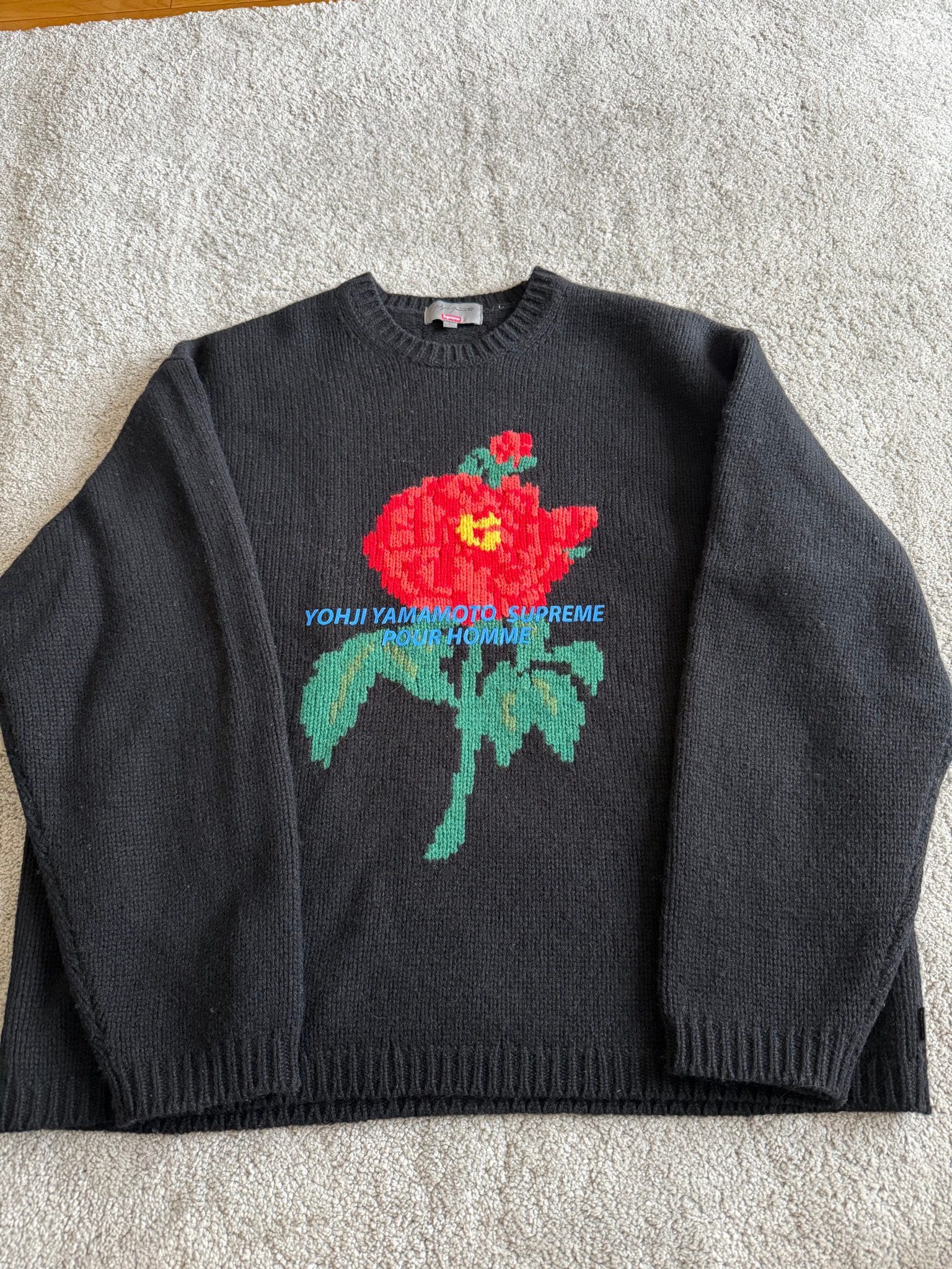 Supreme x Yohji Yamamoto Sweater "Black"