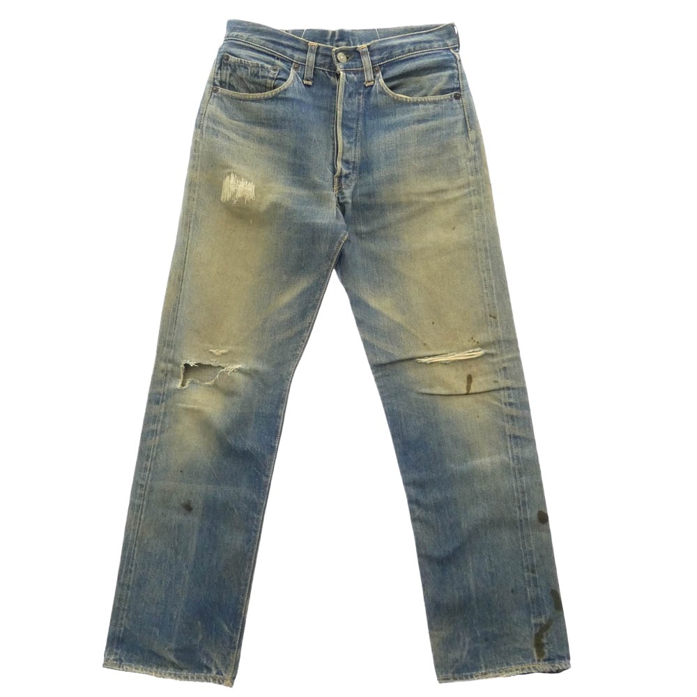 Levi's リーバイス 501XX 60s ボタン裏W刻印 両面Rタブ サークルR センターオフセット デニム パンツ ブルー系【中古】